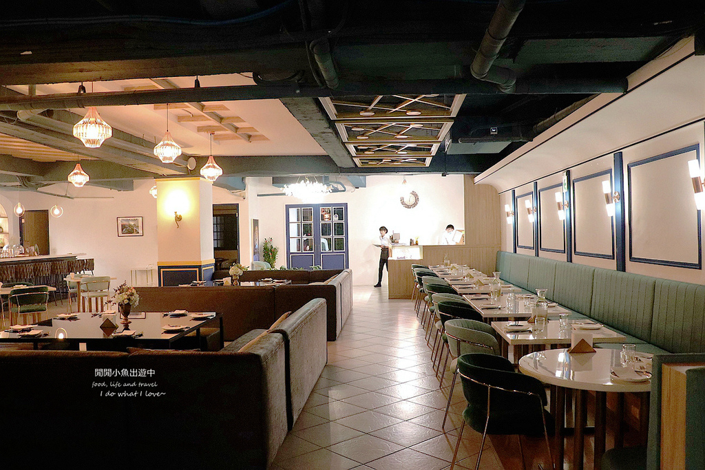 【中山區餐廳】Leone Restaurant &#038; Bar。絕美希臘風格地中海料理餐酒館，約會生日聚餐餐廳 @閒閒小魚出遊中